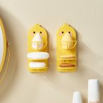 4 Stück Beauty Egg Powder Puff Wandmontiertes Multifunktionsregal, Powder Puff Wall Mounted – Bild 2