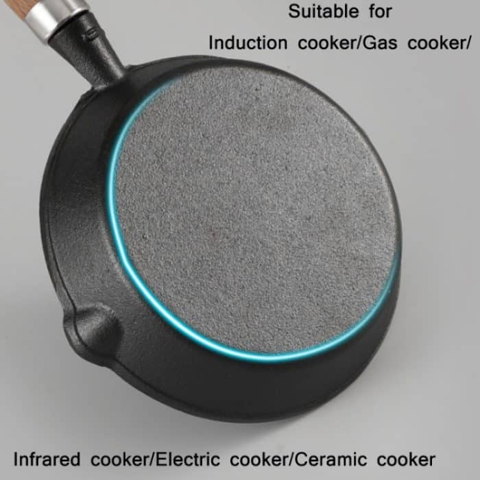 Haushalts-Heißöl-Bratpfanne aus Gusseisen, Small, Large – Bild 4