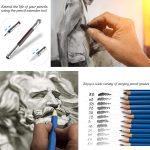 51-teiliges YOVER-Skizzenstift-Set, wasserlösliches Farbblei-Kunst-Malset, YW-PMN051-01 – Bild 6