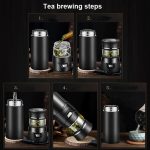101–500 ml Isolierbecher, Tee-Wasser-Trennung, Teetasse, Stil:, Stainless Steel  Black, Stainless Steel  Coffee, Stainless Steel  Gray, Black+Gift Box, Coffee+Gift Box, Gray+Gift Box, Glass Black+Gift Box, Glass Coffee+Gift Box, Glass Gray+Gift Box... – Bild 6