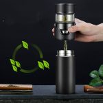 101–500 ml Isolierbecher, Tee-Wasser-Trennung, Teetasse, Stil:, Stainless Steel  Black, Stainless Steel  Coffee, Stainless Steel  Gray, Black+Gift Box, Coffee+Gift Box, Gray+Gift Box, Glass Black+Gift Box, Glass Coffee+Gift Box, Glass Gray+Gift Box... – Bild 7