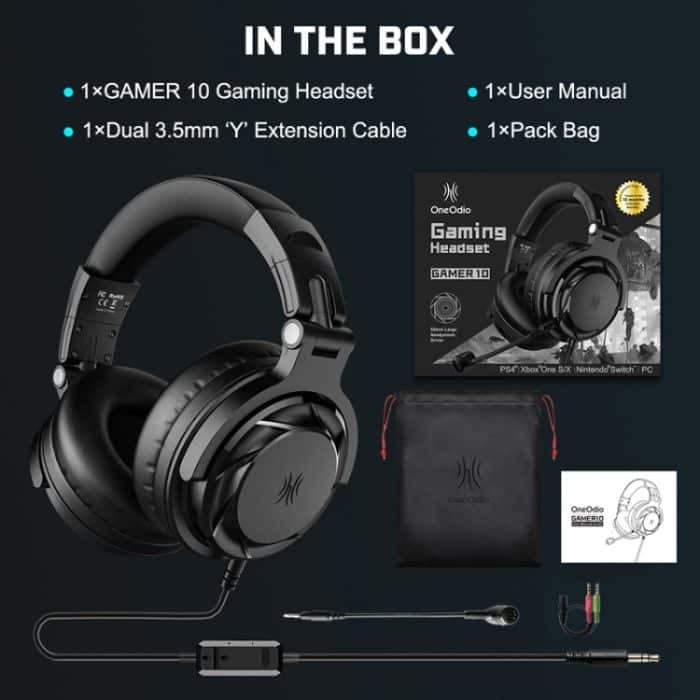 OneOdio PRO GD Phone Tablet Student Headset mit Kabel, Kabellänge: 2 m, PRO GD – Bild 7