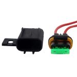 10 Stück Auto-Slice-Sicherungshalter, wasserdichter Sicherungskasten, Bandleitungs-Sicherungskasten, 10 PCS Slice Fuse Holder