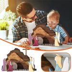 Ostern-Szene Hölzerne Dekoration Party Dekorationen Kinder Geschenk Spielzeug