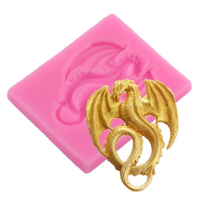 2 Stück Pterodaktylus Schokoladenkuchen Ton Dekoration DIY Silikonform, DIY Silicone Mold – Bild 5