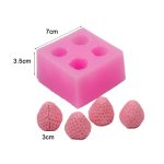 DIY Erdbeer-Schokoladen-Backform aus Silikon, Strawberry Mold – Bild 3