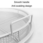 Backform aus Edelstahl zum Backen im Ofen, Öl aus der Form abtropfen lassen, Square Bronze, Square White, Square Stainless Steel, Round Bronze, Round White, Round Stainless Steel – Bild 5