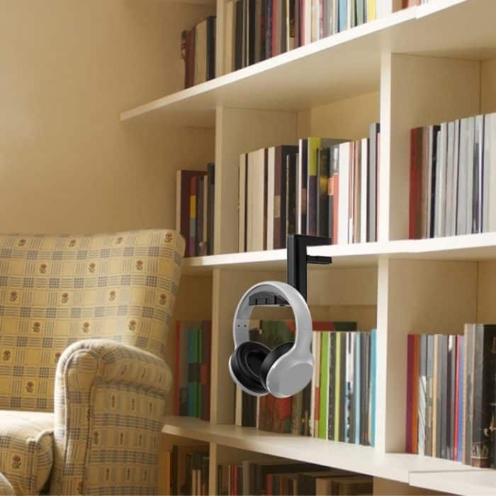 Multifunktionaler, stanzfreier Kopfhörer-Clip-Aufhänger, T9, with HUB, with Type-C – Bild 7