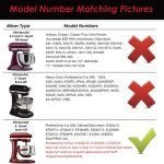 Für KitchenAid 6QT Standmixer, flexibler Schneebesen, KA-6T – Bild 6