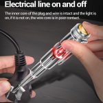 ANENG 3 PCS Multifunktions-Induktions-Teststift-Schraubendreher mit hoher Helligkeit, transparent, B09 – Bild 6