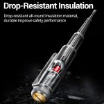 ANENG 3 PCS Multifunktions-Induktions-Teststift-Schraubendreher mit hoher Helligkeit, transparent, B09 – Bild 7