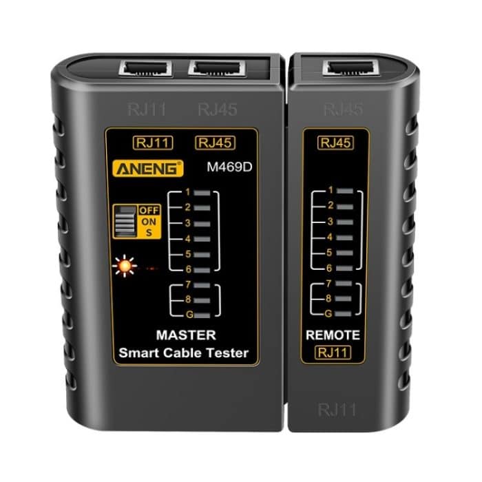 Ang 2 PCs Multifunktionale Netzwerkkabel-Kristallkopf Einseitiger Detektor, zufällige Farblieferung – Bild 1