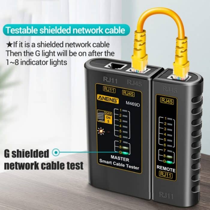 Ang 2 PCs Multifunktionale Netzwerkkabel-Kristallkopf Einseitiger Detektor, zufällige Farblieferung – Bild 7