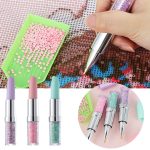 3 Stück Lippenstift Styling 5D Diamanten Malstifte Stickerei Nähzubehör, Diamonds Painting Pens – Bild 6