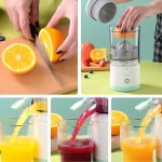 Beaut Tragbare Aufladung USB-Haus-Mini-Orangensaft-Maschine – Bild 7