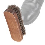 Pferdemähne-Schuhbürste, Mahagoni-Bürste, Pelzschuhe, Reinigungs- und Staubbürste, Shoes Dust Brush
