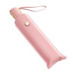 Hellschwarzer Sunside Anti-UV-Regen- oder Sonnenschein-Regenschirm mit Kleber – Bild 3