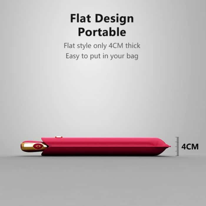 Hellschwarzer Sunside Anti-UV-Regen- oder Sonnenschein-Regenschirm mit Kleber – Bild 5