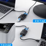 T25 2-in-1-USB3.0-Bidirektional-Switch-Drucker-Sharing-Splitter – Bild 5