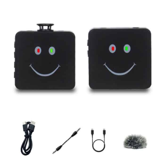 Outdoor-Kurzvideoaufnahmen, Rauschunterdrückung, Radio-Lavalier-Mikrofon, Without Bluetooth, With Bluetooth – Bild 2