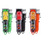 Wiederaufladbarer transparenter elektrischer Haarschneider mit LCD-Digitalanzeige, JM-200 (Green), JM-200 (Orange), JM-200 r(Black) – Bild 2