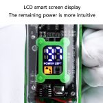 Wiederaufladbarer transparenter elektrischer Haarschneider mit LCD-Digitalanzeige, JM-200 (Green), JM-200 (Orange), JM-200 r(Black) – Bild 5