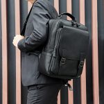 Lässiger Business-Rucksack aus Rindsleder, Laptoptasche für Herren – Bild 7