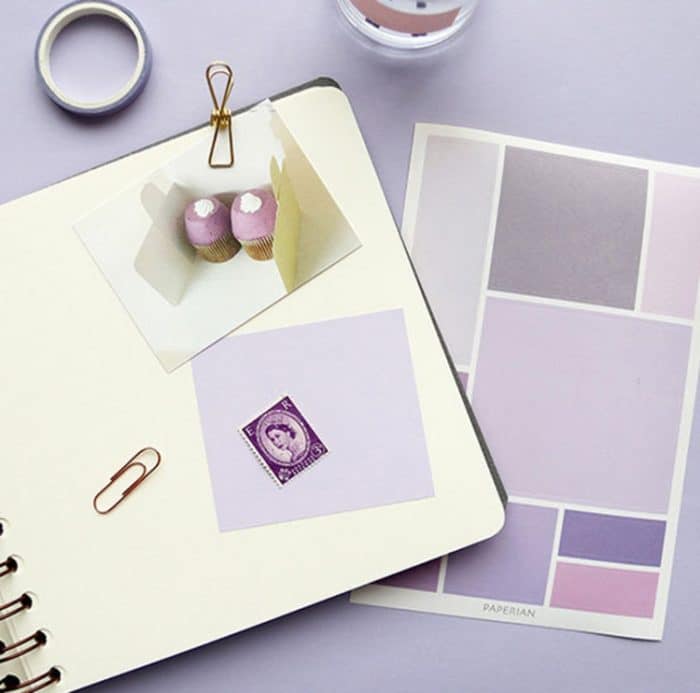 10 Sets bunte Punktaufkleber, Farbverlaufsetiketten, geometrische dekorative Aufkleber, Indexaufkleber, Pink, Yellow, Purple, Green – Bild 4