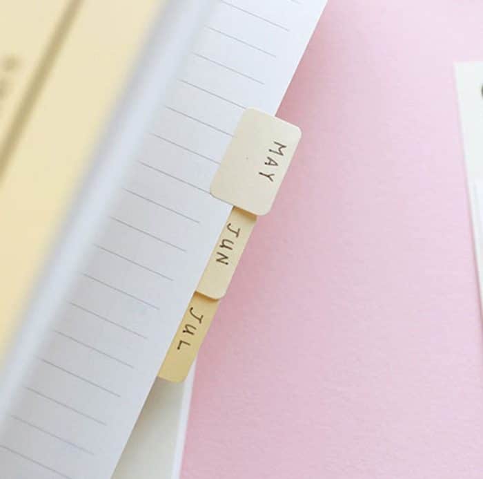 10 Sets bunte Punktaufkleber, Farbverlaufsetiketten, geometrische dekorative Aufkleber, Indexaufkleber, Pink, Yellow, Purple, Green – Bild 6