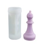 2 Stück Schach Aromatherapie Kerze Silikonform Kristall Epoxidform, Bishop LZ-19, King LZ-17, Knight LZ-20, Queen LZ-18, Rook LZ-21, Pawn LZ-22