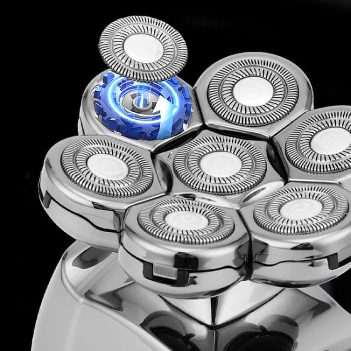 7-Kopf-multifunktionaler wasserdichter Friseurrasierer, USB charging, Wireless charging – Bild 3