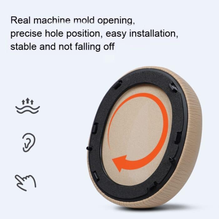 2 Stück Headset-Ohrenschützer-Schwamm-Abdeckung für Edifier W820nb, Stil:, Titanium Gray, Khaki, Red, Blue, Black Head Beam, Gray Head Beam, Blue Head Beam, Champagne Head Beam – Bild 5