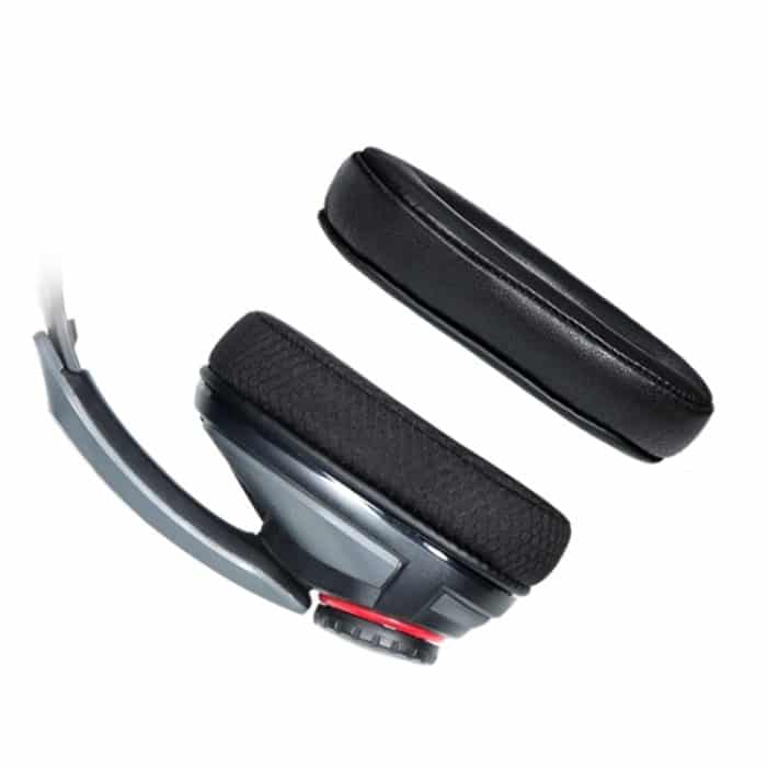 2 Stück Kopfhörer-Hülle für Sennheiser GSP 300 GSP 370 GSP 350, Stil:, Protein Skin, Lamb Leather, Black Head Beam, Red Head Beam, Blue Head Beam, Mesh Cloth – Bild 5