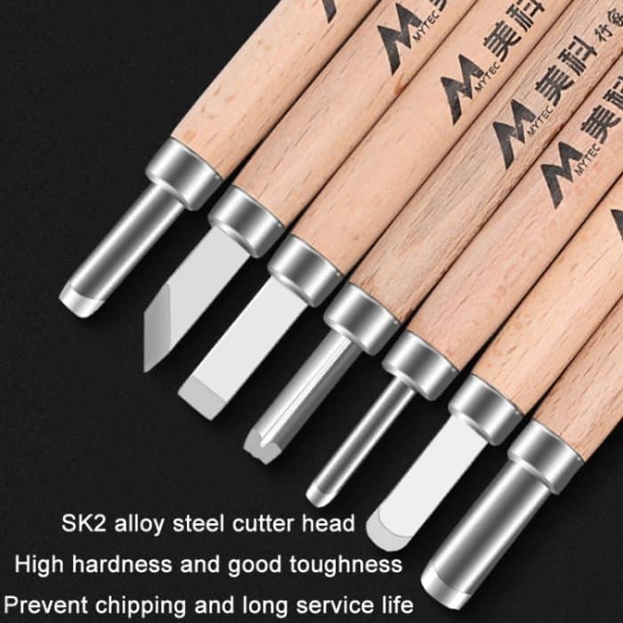 MYTEC Multifunktionales Holzbearbeitungs-Gummistempel-Schnitzwerkzeugmesser, 3 PCS/Set, 4 PCS/Set, 5 PCS/Set, 6 PCS/Set, 8 PCS/Set, 10 PCS/Set, 12 PCS/Set – Bild 5