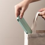 2 Stück Reise-Klappbügel, tragbarer Wäscheständer mit kleinen Klammern, Green, Blue, Flesh Color, Gray – Bild 6