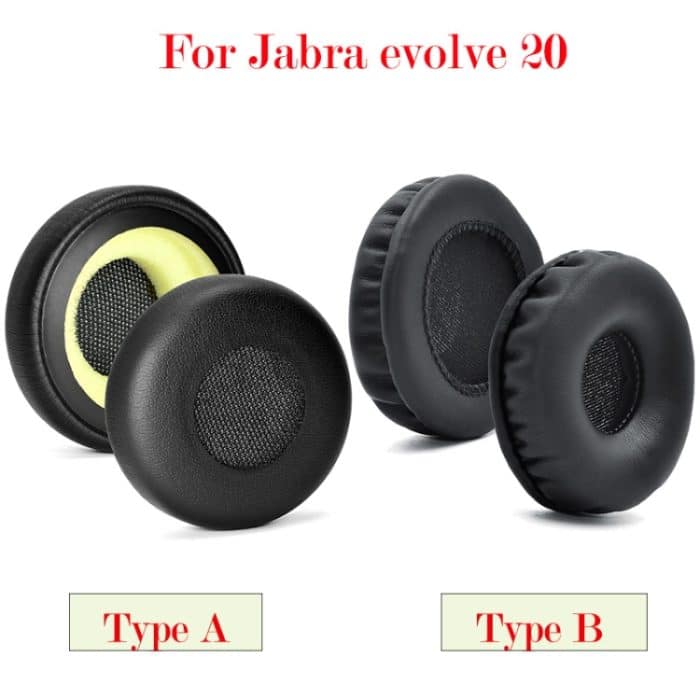 1 Paar Kopfhörerabdeckungen für Jabra Evolve 20 20SE 30 30II 40 65 65+, Original, Protein Skin – Bild 2