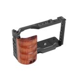 Legierungs-Kaninchenkäfig mit Holzgriff für Sony ZV-E10 Kamera