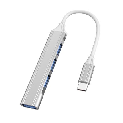 2 Stück multifunktionales erweitertes Docking, Spezifikation:, Type-C/USB-C 3.0 (Silver), Type-C/USB-C 3.0 (Gray), Type-C/USB-C 3.0 (Pink)