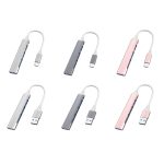 2 Stück multifunktionales erweitertes Docking, Spezifikation:, Type-C/USB-C 3.0 (Silver), Type-C/USB-C 3.0 (Gray), Type-C/USB-C 3.0 (Pink) – Bild 2