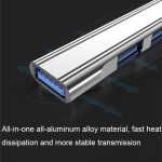 2 Stück multifunktionales erweitertes Docking, Spezifikation:, Type-C/USB-C 3.0 (Silver), Type-C/USB-C 3.0 (Gray), Type-C/USB-C 3.0 (Pink) – Bild 4