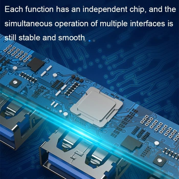 2 Stück multifunktionales erweitertes Docking, Spezifikation:, Type-C/USB-C 3.0 (Silver), Type-C/USB-C 3.0 (Gray), Type-C/USB-C 3.0 (Pink) – Bild 5