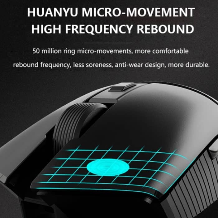 Ajazz I309Pro 1600 DPI 8 Tasten Dual Mode Gaming Wireless Bluetooth Maus – Bild 4