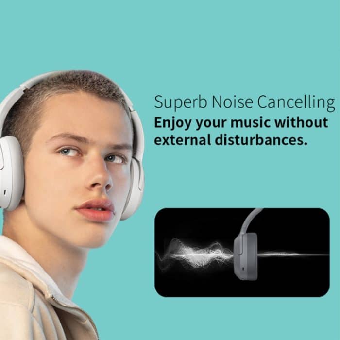 Edifier W820NB Bluetooth Wireless Noise Cancelling Sportmusik-Headset, W820NB White, W820NB Grey – Bild 7