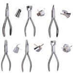 Brille Reparaturwerkzeugzange Set Nasenpads Tempelanpassung Werkzeug – Bild 5