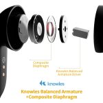 Edifier wasserdichter und staubdichter kabelloser Sport-Bluetooth-Kopfhörer, Shadow Black – Bild 3