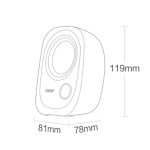 2 Stück Edifier R12U Subwoofer Handy Mini Desktop Computer USB Audio, R12U White, R12U Red, R12U Black – Bild 2