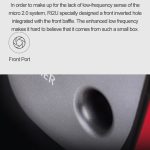 2 Stück Edifier R12U Subwoofer Handy Mini Desktop Computer USB Audio, R12U White, R12U Red, R12U Black – Bild 4