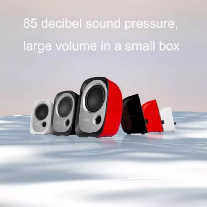 2 Stück Edifier R12U Subwoofer Handy Mini Desktop Computer USB Audio, R12U White, R12U Red, R12U Black – Bild 6