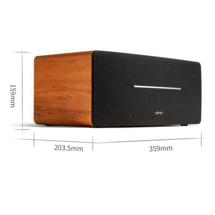 Edifier D12 Drahtloser Bluetooth-Lautsprecher Auto-Subwoofer-Stereo, D12 Wood Grain – Bild 3