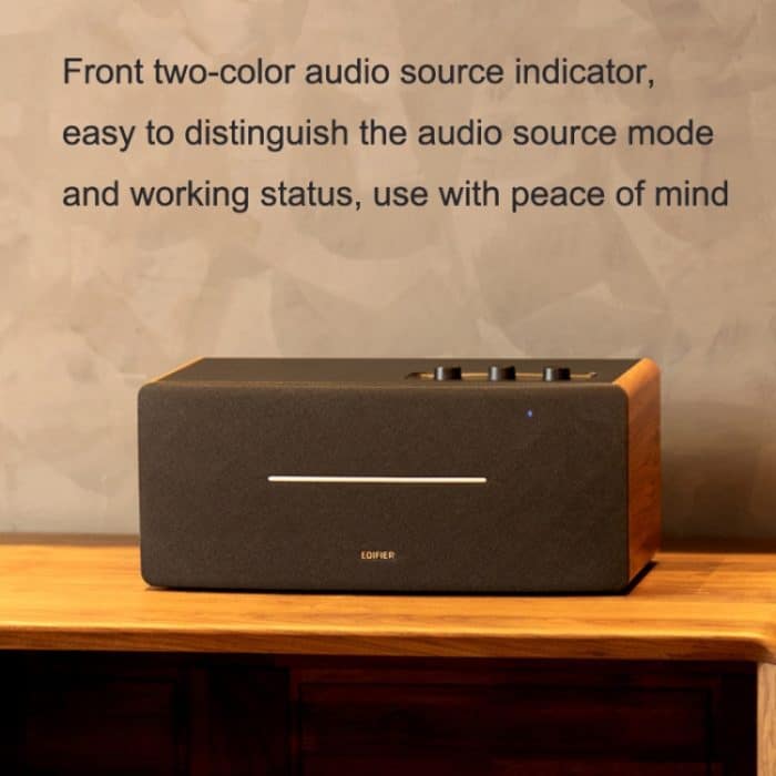 Edifier D12 Drahtloser Bluetooth-Lautsprecher Auto-Subwoofer-Stereo, D12 Wood Grain – Bild 7